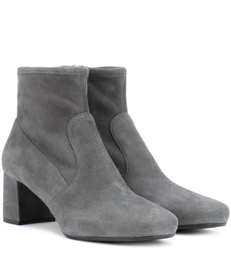 grey prada boots|prada ankle boots.